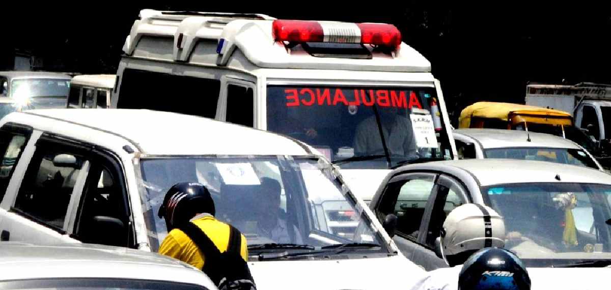 fine for not making way for an ambulance