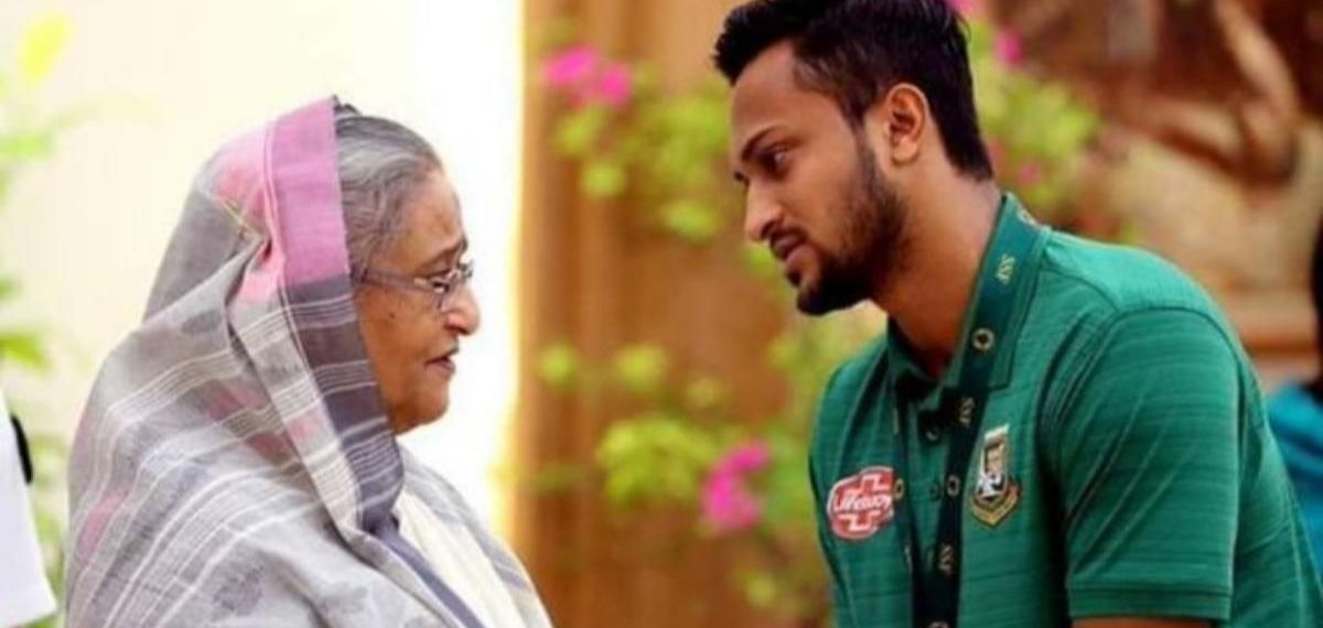 ഷെയ്ഖ് ഹസീനയുടെ വാര്ത്താ സമ്മേളനത്തില് പങ്കെടുത്തു; ഷാകിബിന്റെ വീടിന് നേരെ ബോംബാക്രമണം