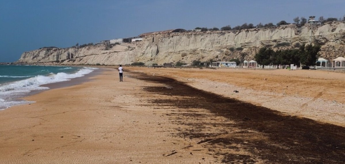 A major oil slick has heavily contaminated the southern coastline of Iran's Qeshm Island. Thick, black heavy fuel oil began washing ashore around August 10, 2026, creating pools along the beaches and threatening some of the region's most sensitive marine habitats