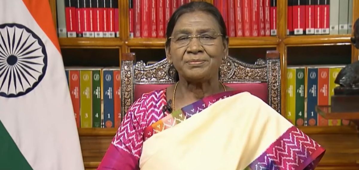 'രാഷ്ട്ര നിർമാണത്തിൽ എല്ലാവരും ഒന്നിക്കണം, ലക്ഷ്യം വികസിത ഭാരതം'; രാജ്യത്തെ അഭിസംബോധന ചെയ്ത് രാഷ്ട്രപതി