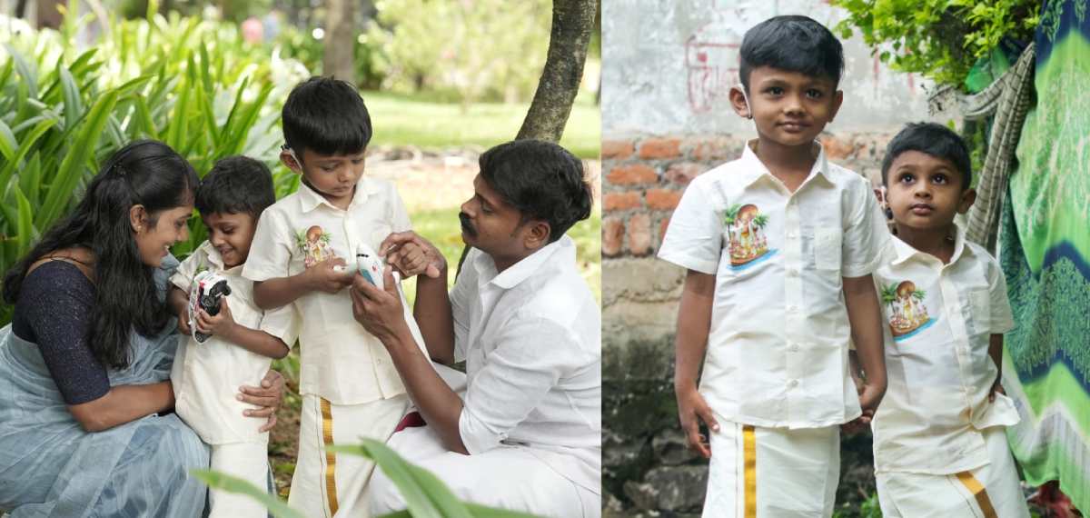 ചിങ്ങപ്പിറവിയില് മമ്മൂട്ടിയുടെ സമ്മാനം; ശബ്ദങ്ങളുടെ ലോകത്തേക്ക് 'കാതുതുറന്ന്' കുഞ്ഞുസഹോദങ്ങള്