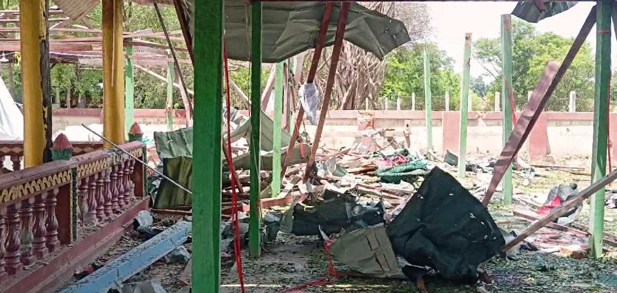 മ്യാന്മറിലെ ബുദ്ധവിഹാരത്തിന് നേരെ വ്യോമാക്രമണം; 14 പേര് കൊല്ലപ്പെട്ടു