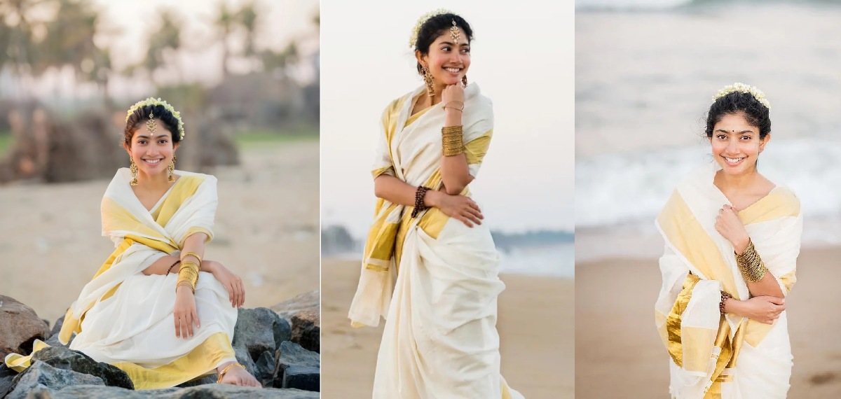 onam kasavu sari