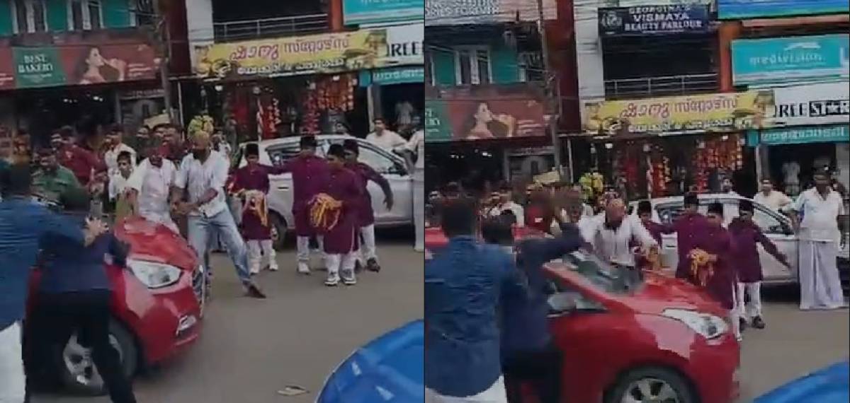 നബിദിന റാലിക്കിടയിലേക്ക് കാര് ഇടിച്ചു കയറി; മൂന്ന് കുട്ടികള്ക്ക് പരിക്ക്