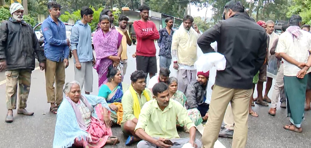 ഇടുക്കി പൂപ്പാറയിലെ കാട്ടാന ആക്രമണം: എംഎൽഎയുമായുള്ള ചർച്ചയില്‍ ധാരണ, പ്രതിഷേധം അവസാനിപ്പിച്ചു