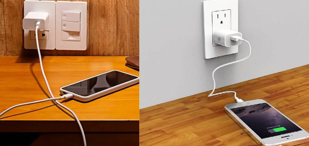 mistakes made while charging the phone