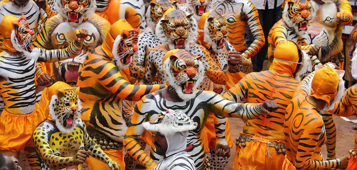 Pulikali in Thrissur