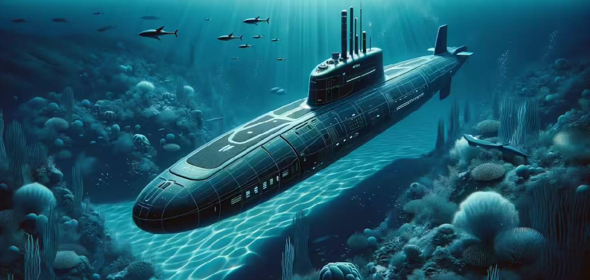 submarines find their way on the ocean floor