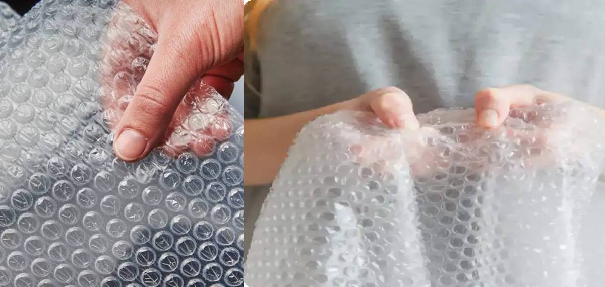 Bubble wrap use