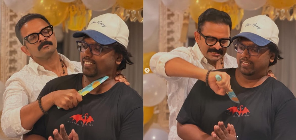 'നീ കത്തനാർ ഇറക്കുന്നോ…അതോ ഞാൻ കത്തി ഇറക്കണോ?'; റോജിൻ തോമസുമായി ജയസൂര്യ പങ്കുവെച്ച ചിത്രം