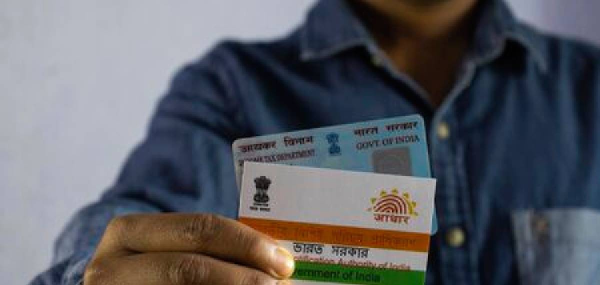  blue and white Aadhaar