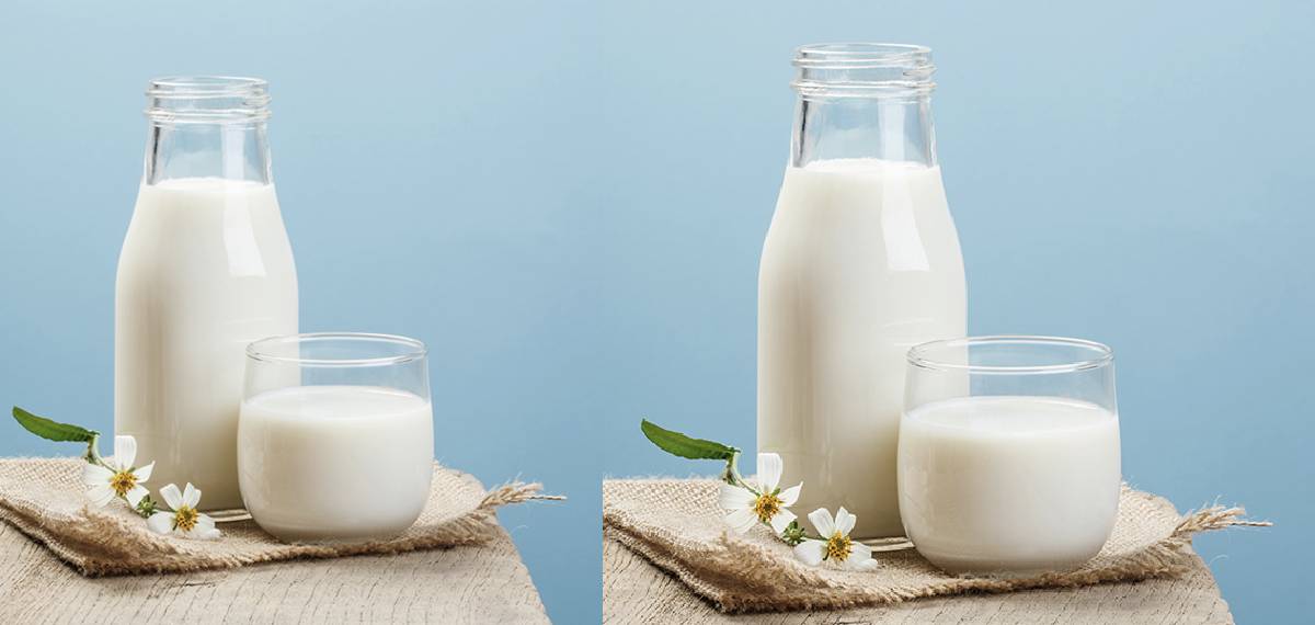 drinking milk on an empty stomach