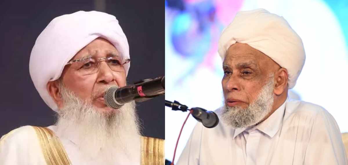 'വിശുദ്ധ ശരീഅത്ത് സംരക്ഷിക്കപ്പെടണം,കാലികമല്ലെന്ന് പറഞ്ഞ് കളിയാക്കരുത്';കാന്തപുരത്തിന് ജിഫ്രി തങ്ങളുടെ പിന്തുണ