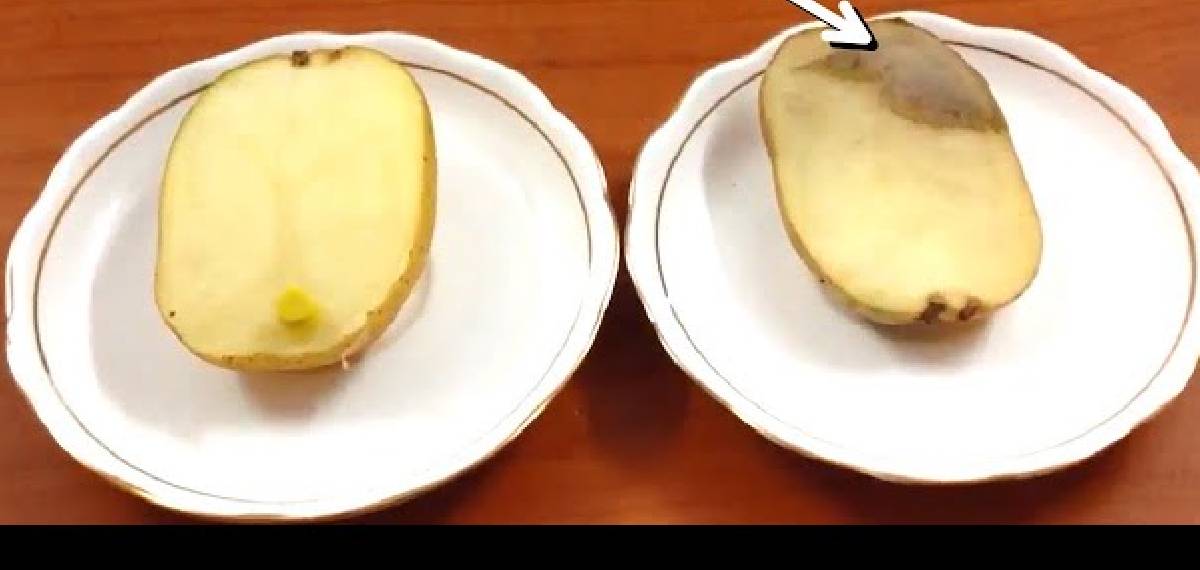 potatoes turn black when cut