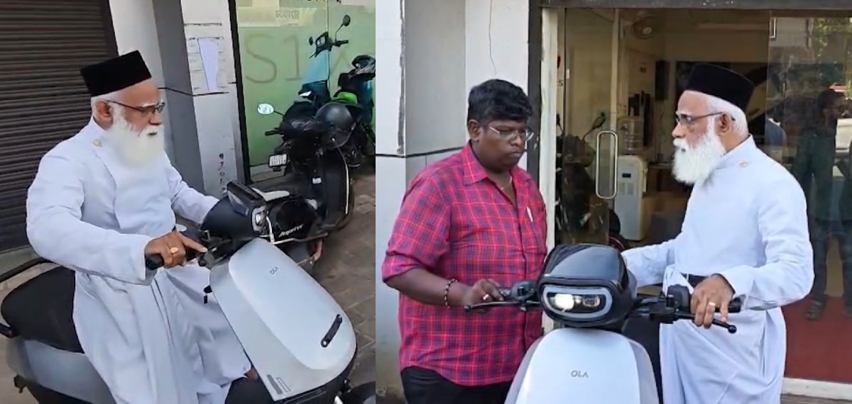 'ബാക്കി വരുന്നിടത്തുവെച്ച് കാണാം';  സര്‍വീസിന് നല്‍കിയ വാഹനം തിരികെ നൽകിയില്ല; ഓല ഷോറൂമിൽ വ്യത്യസ്ത പ്രതിഷേധം