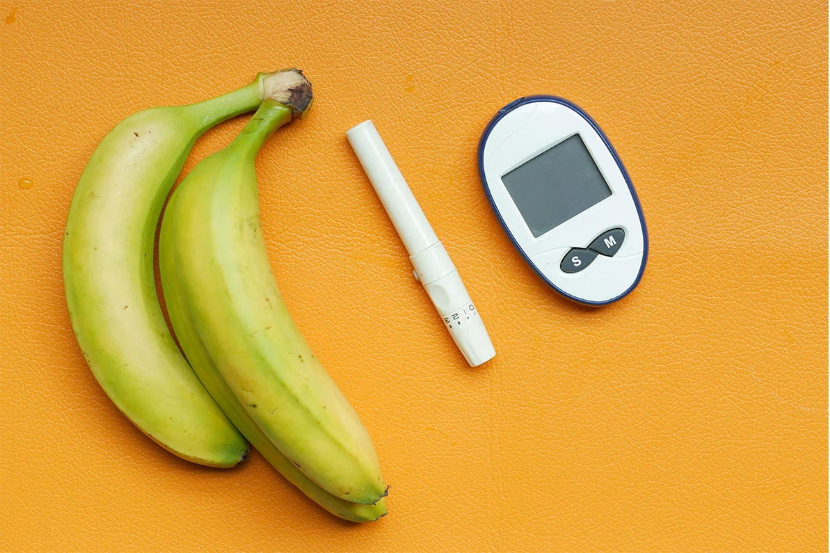 people with diabetes eat bananas