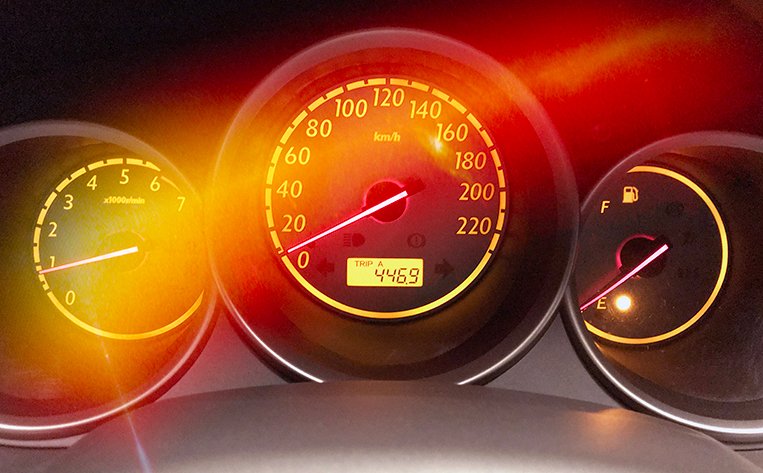  fuel warning light