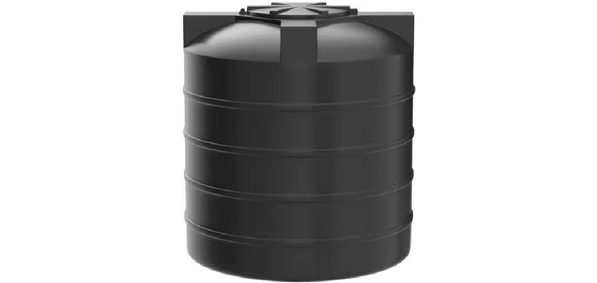 black or white water tank