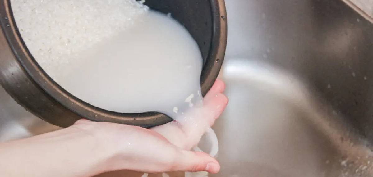 correct way to wash rice before cooking