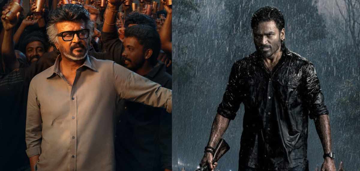Rajinikanth and Dhanush