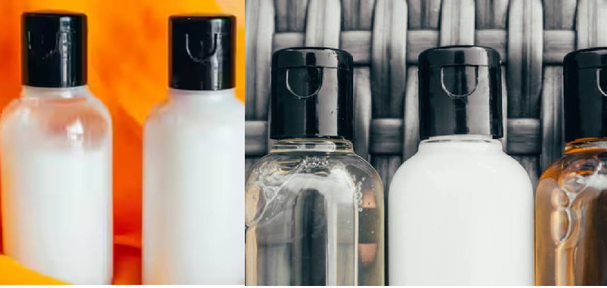 shampoo, soap, and lotion bottles in hotel rooms