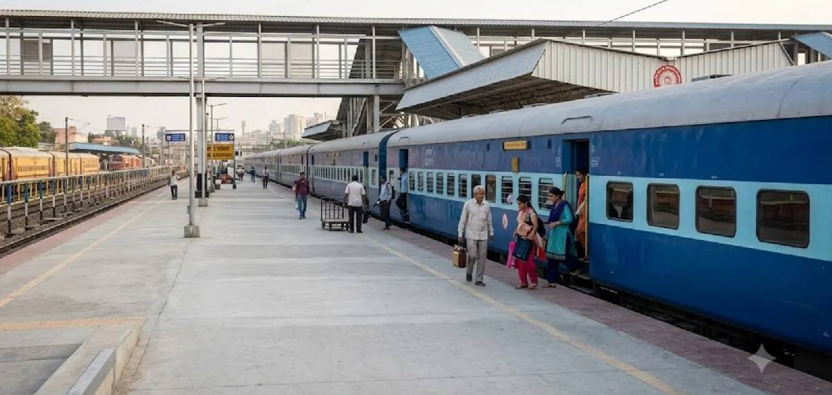 enter women's coaches in train