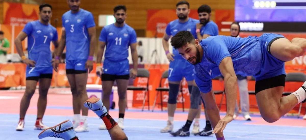 കബഡിയിൽ വീണ്ടും സ്വർണമണിഞ്ഞ് ഇന്ത്യ; പുരുഷ ടീം ഫൈനലിൽ ഇറാനെ തോൽപ്പിച്ചു