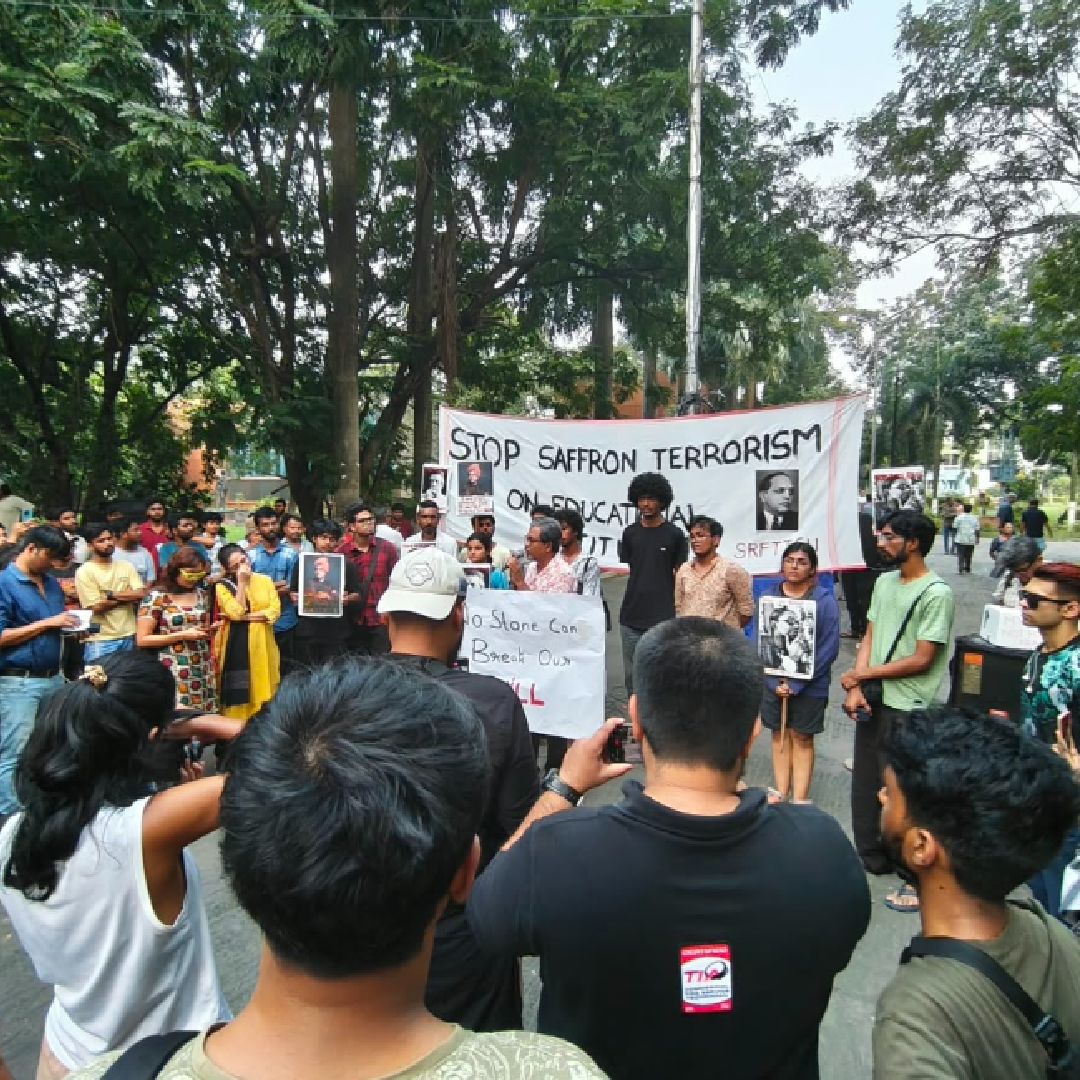 students protest kolkata