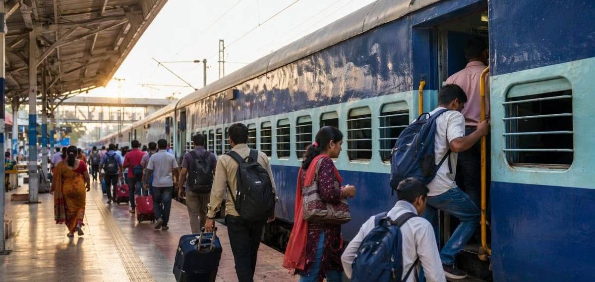 Railway ticket checking