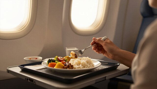 two pilots on a flight not served the same meal