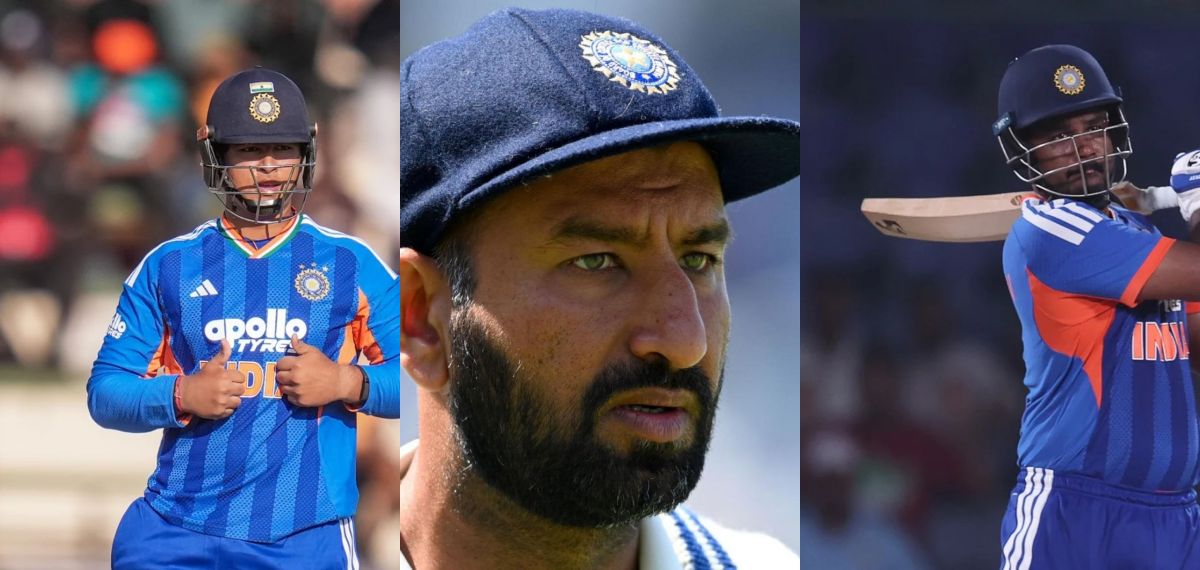 സഞ്ജു IN ; വൈഭവ് OUT; വിൻഡീസിനെതിരായ ആദ്യ ടി 20 യ്ക്കുള്ള ടീമിനെ നിർദേശിച്ച് പുജാര