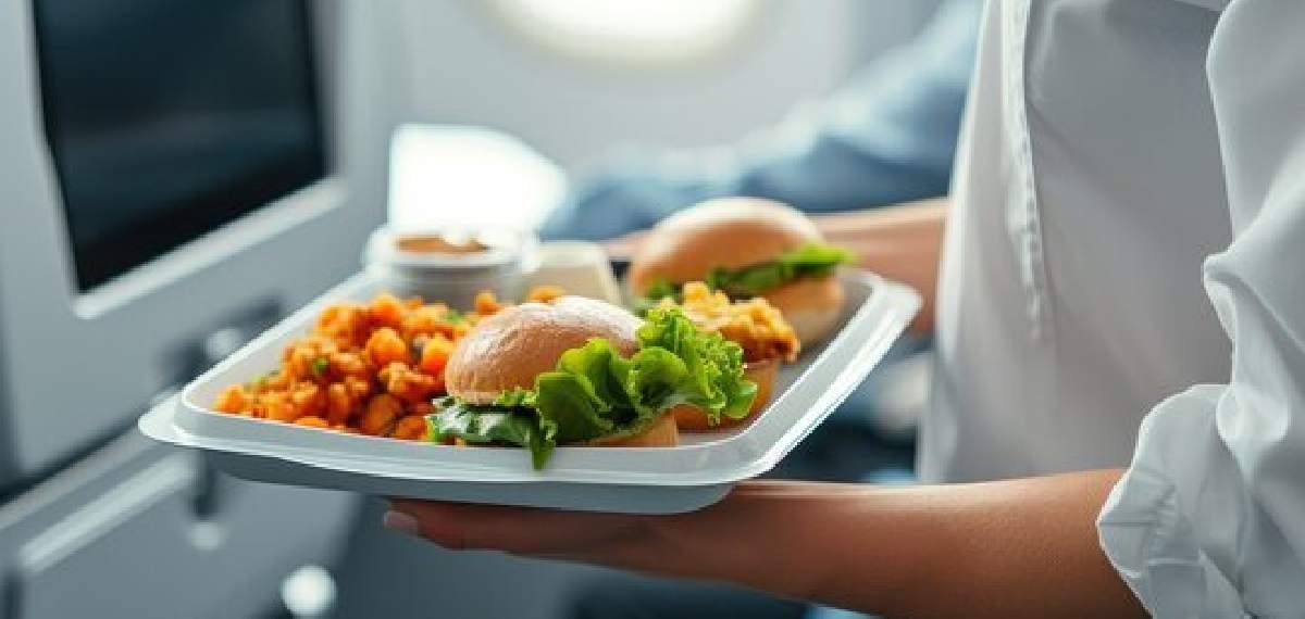 two pilots on a flight not served the same meal