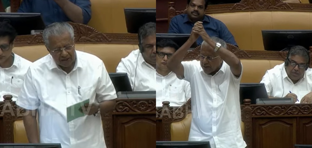 ഉലക്കയൊന്നുമല്ലല്ലോ; രണ്ട് കയ്യിലും ലാത്തി പിടിച്ചുയർത്തിയാണ് പൊലീസ് അടിച്ചത്, ഊക്ക് വരാനാണ് അത്:പിണറായി വിജയൻ
