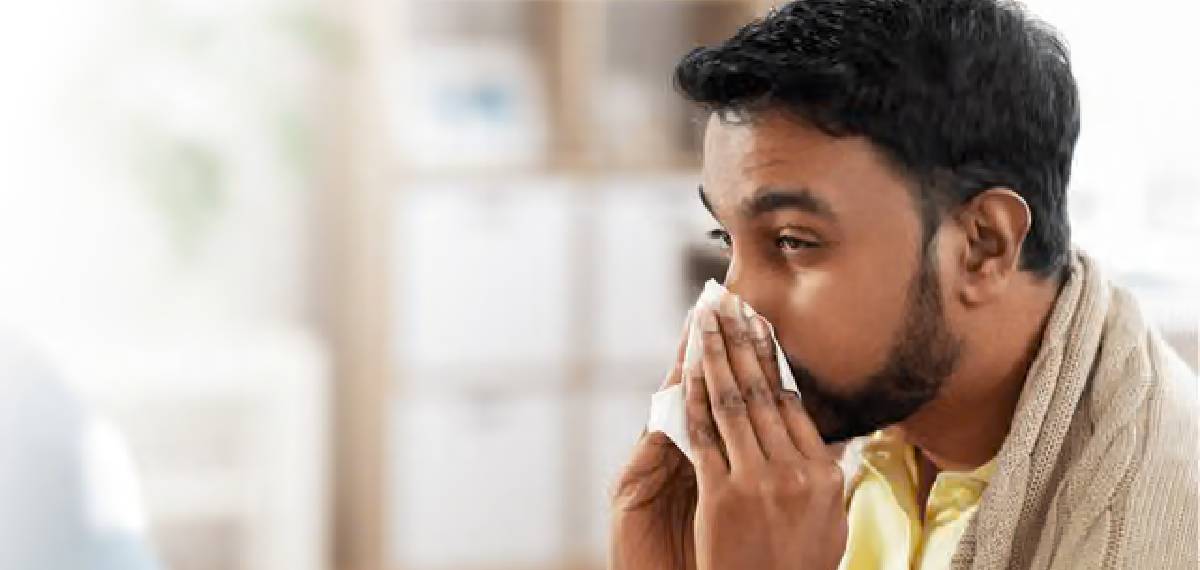 throat discomfort caused by mucus