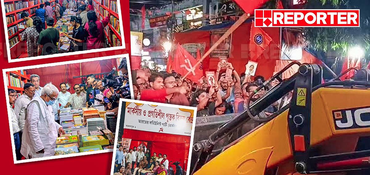 ബംഗാളിൽ ​ദുർഗ്ഗാപൂജയോട് അനുബന്ധിച്ചുള്ള ബുക്ക് സ്റ്റാളുകൾക്ക് നേരെ ആക്രമണം: 'ബുൾഡോസിങ്' പ്രതിരോധിച്ച് CPIM