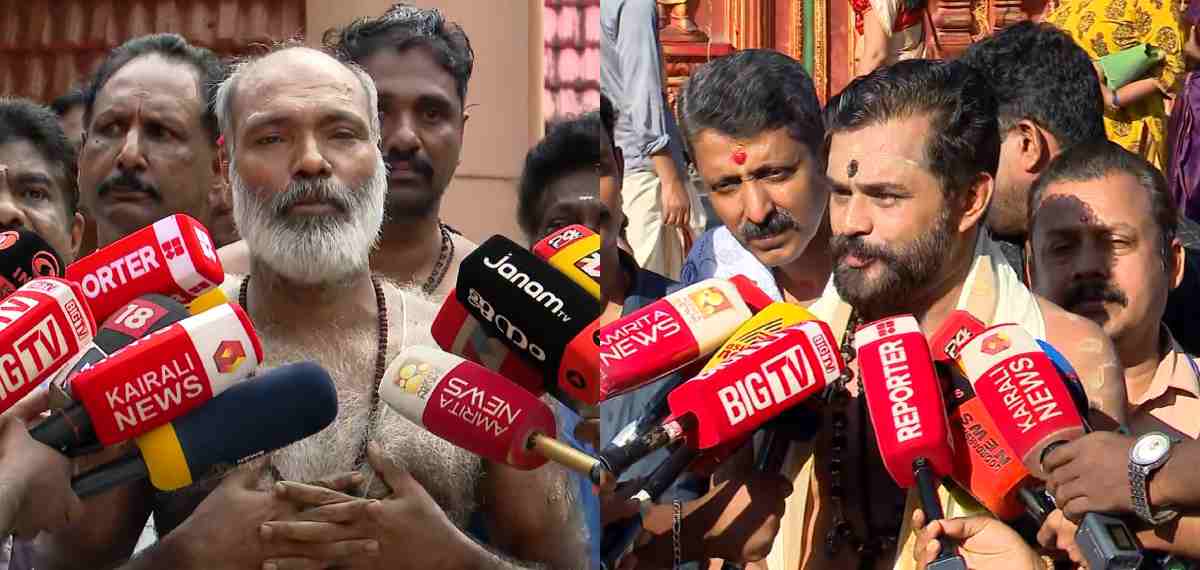 അരീക്കര സുബ്രഹ്മണ്യന് ശങ്കരന് നമ്പൂതിരി ശബരിമല മേല്ശാന്തി; എ ദാമോദരന് നമ്പൂതിരി മാളികപ്പുറം മേല്ശാന്തി