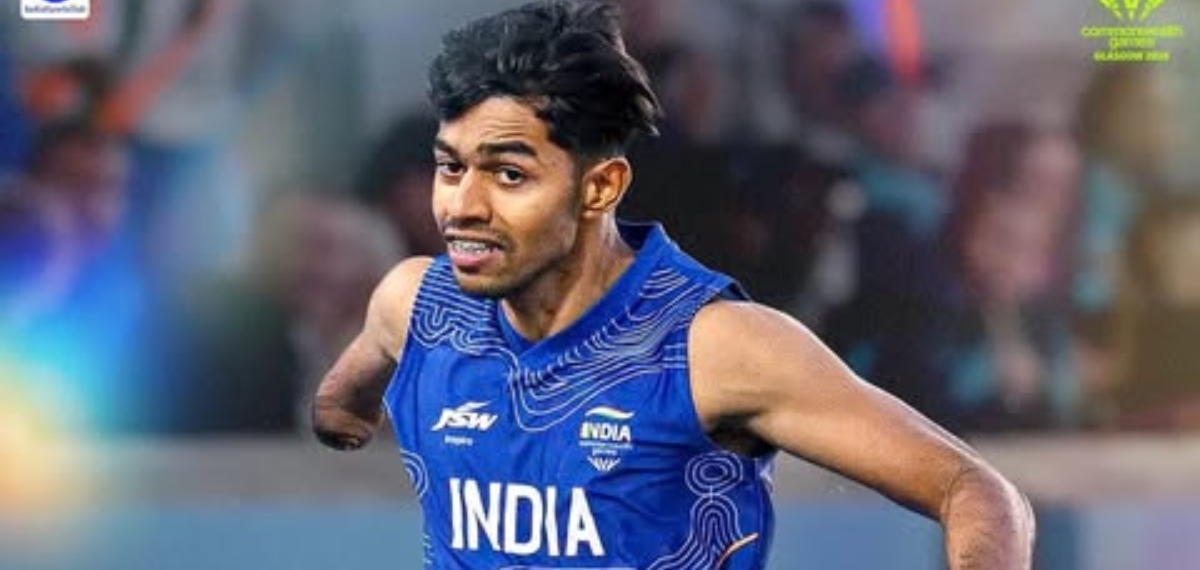 ഏഷ്യൻ ഗെയിംസ് പാരാ അത്ലറ്റിക്സിൽ മലയാളി തിളക്കം ;100 മീറ്ററിൽ വെള്ളിയുമായി ബാസിൽ