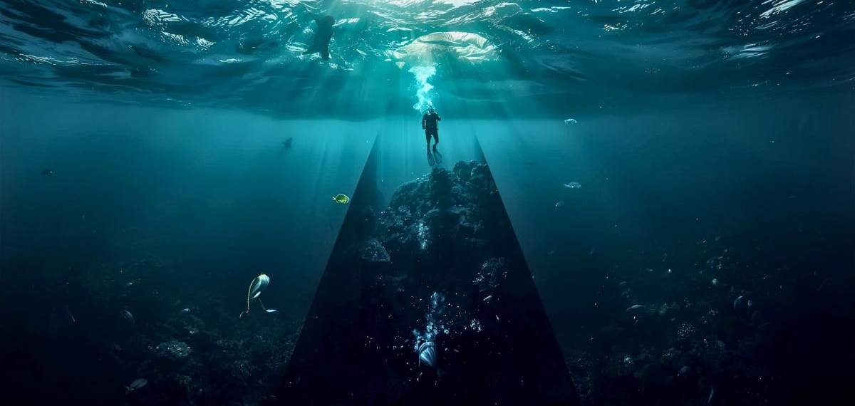 measuring the depth of the ocean