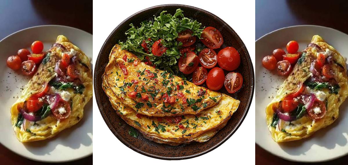 viral eggless omelet (loaded omelet)