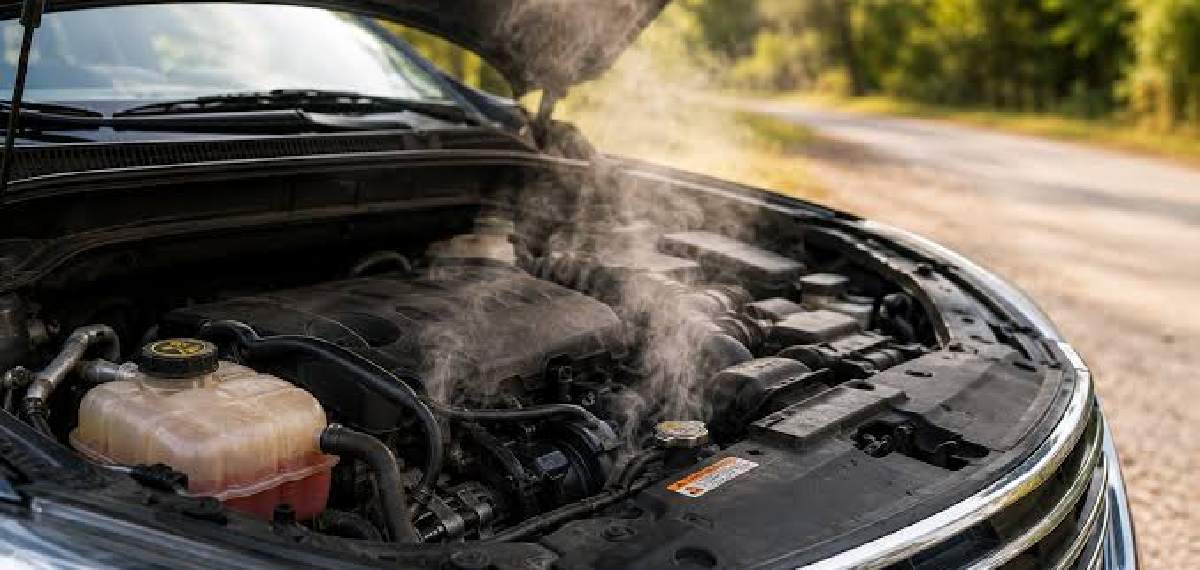 car engine overheats during a journey