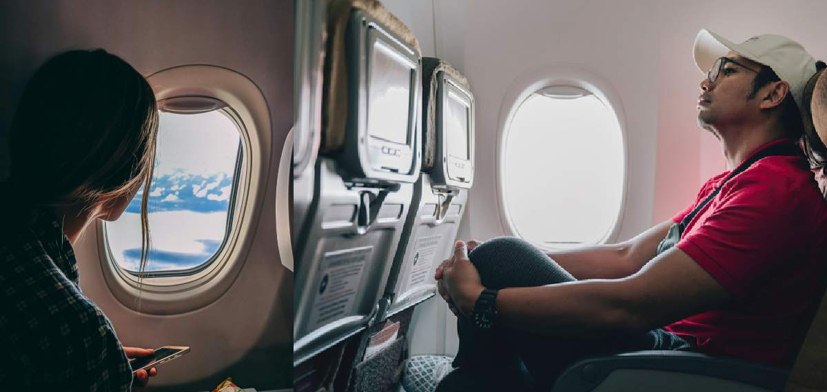 window seat while traveling