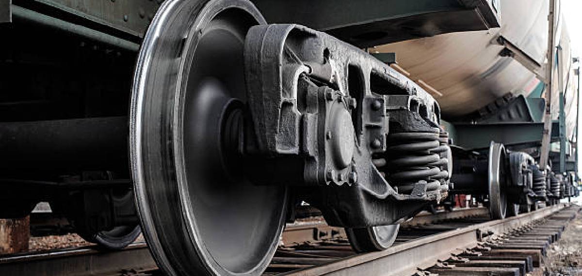  wheels of a train
