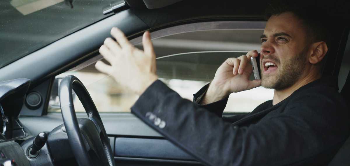 talking while driving