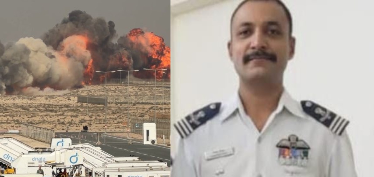 തേജസ് യുദ്ധ വിമാനം തകര്‍ന്നുണ്ടായ അപകടം; മരിച്ചത് വ്യോമസേന വിംഗ് കമാന്‍ഡര്‍ നമന്‍ഷ് സ്യാല്‍