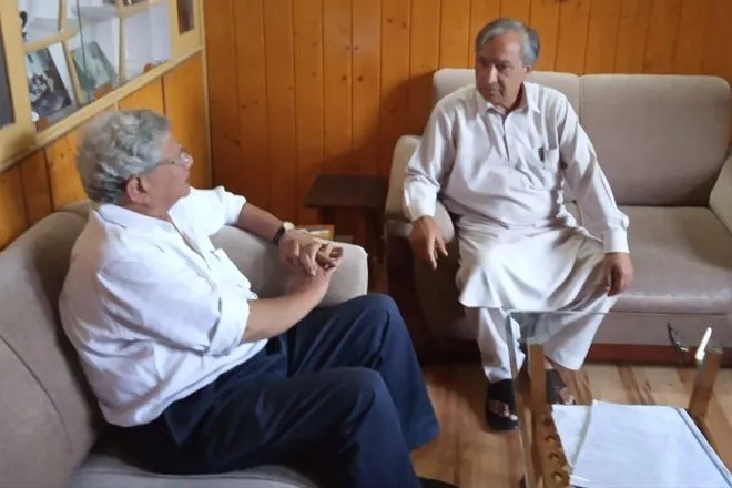 CPM leader Mohd Yusuf Tarigami was kept under detention “with no legal charges”, his Z+ security vehicles withdrawn and personnel guarding him were “instructed” not to allow him or his family to move out or allow others entry to his residence, party General Secretary Sitaram Yechury's affidavit in Supreme Court has said.