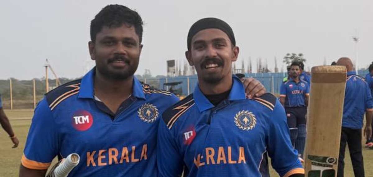 രോഹന്റെ സെഞ്ച്വറി, സഞ്ജുവിന്റെ അർധ സെഞ്ച്വറി; ഒഡീഷയ്ക്കെതിരെ കേരളത്തിന് 10 വിക്കറ്റ് വിജയം
