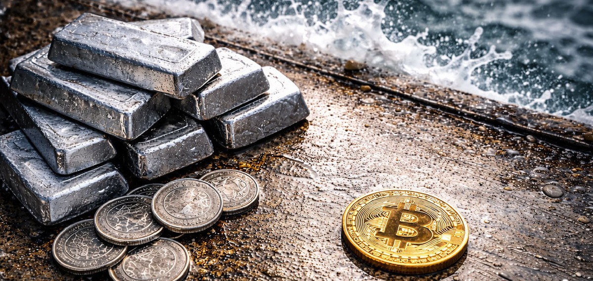 ബിറ്റ് കോയിനെ കടത്തിവെട്ടി സ്വർണവും, വെള്ളിയും