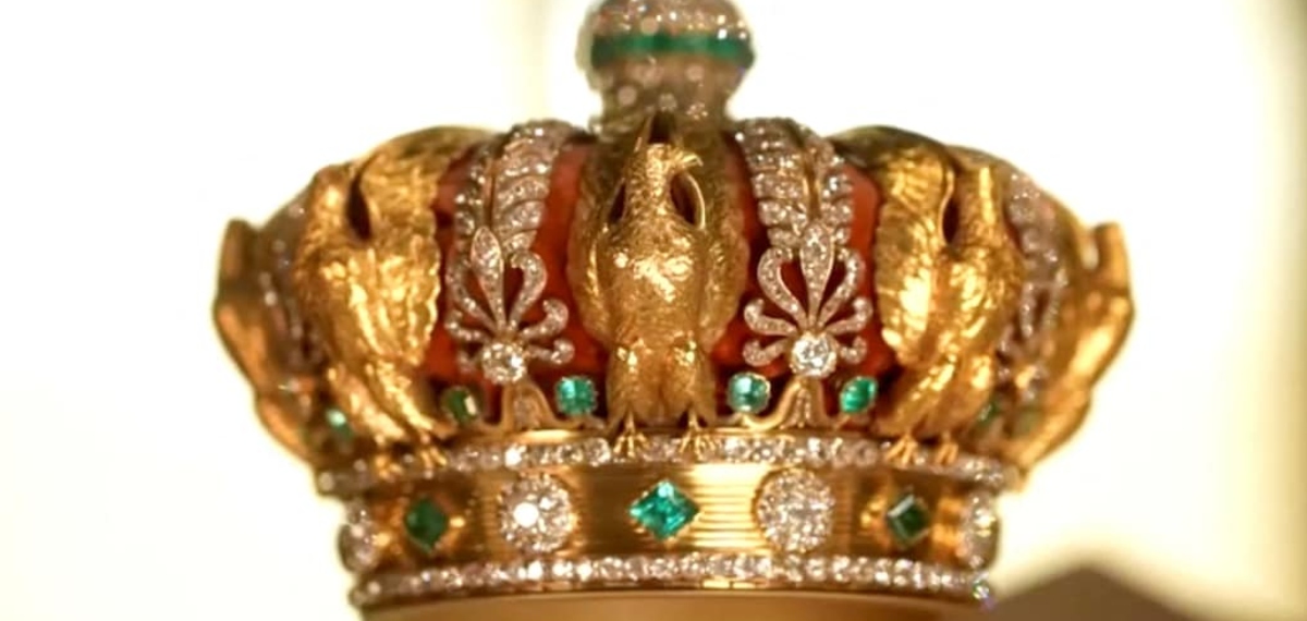 A crown worn by French Empress Eugenie