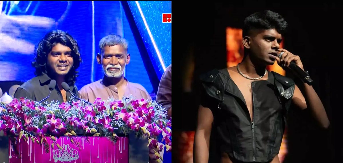 അപ്പനെ ആദ്യമായിട്ടാണ് ഇങ്ങനെ ഒരുങ്ങി വെള്ള മുണ്ട് ധരിച്ച് ഞാൻ കാണുന്നത്, അവാർഡ് ലഭിച്ചതിൽ സന്തോഷം: റാപ്പർ വേടൻ