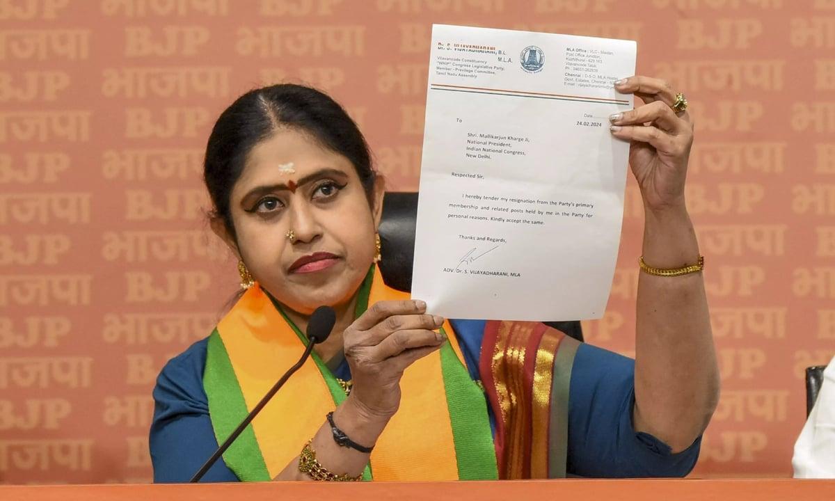 കടിച്ചതുമില്ല പിടിച്ചതുമില്ല!; കോണ്ഗ്രസ് വിട്ട എംഎല്എക്ക് ബിജെപി ഒരു സീറ്റും നല്കിയില്ല
